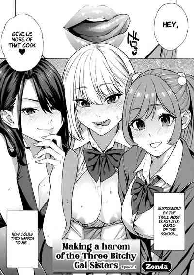 Making a Harem of the Three Bitchy Gal Sisters - Episode 1 2