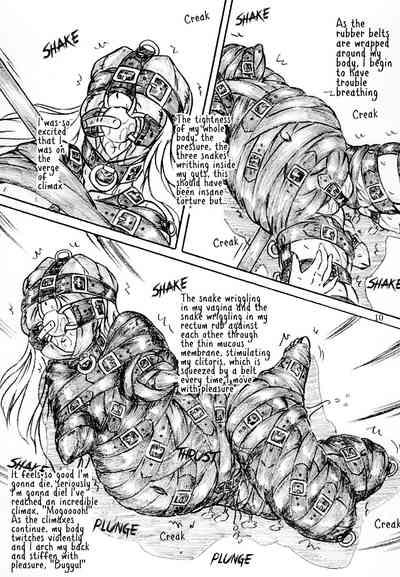 Joshidai nama zenshin kōsoku naizō kakuchō kyōsei zetchō | College girl fully restrained internal organs expanded forced to climax 10