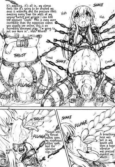 Joshidai nama zenshin kōsoku naizō kakuchō kyōsei zetchō | College girl fully restrained internal organs expanded forced to climax 5