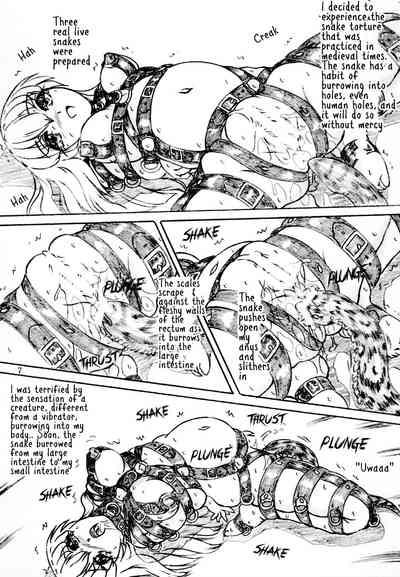Joshidai nama zenshin kōsoku naizō kakuchō kyōsei zetchō | College girl fully restrained internal organs expanded forced to climax 7