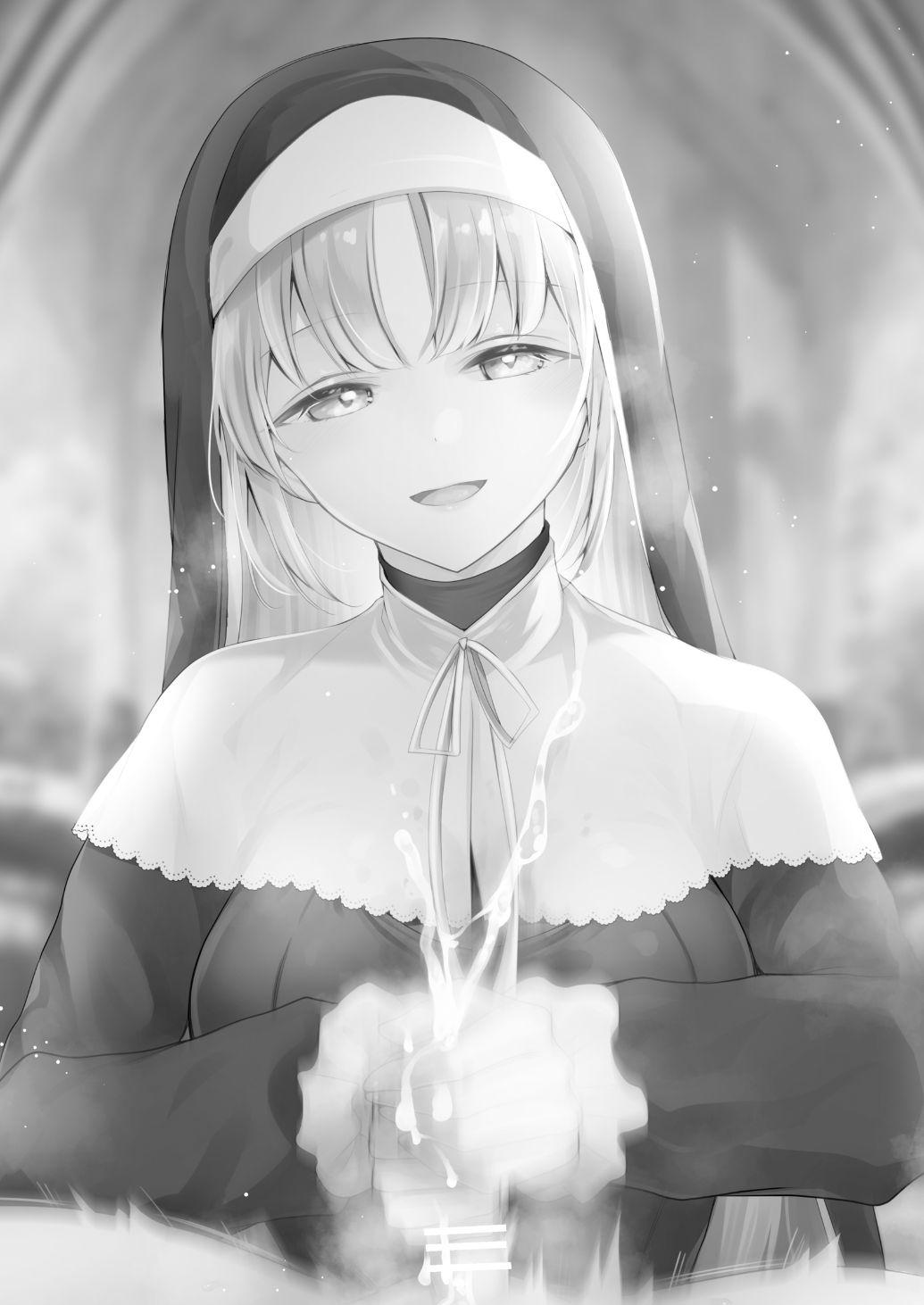 [ハチナナ (七崎)] にじ搾精 シスターに搾り取られる本 (シスター・クレア) [DL版] - Hentaiaz.com - 2