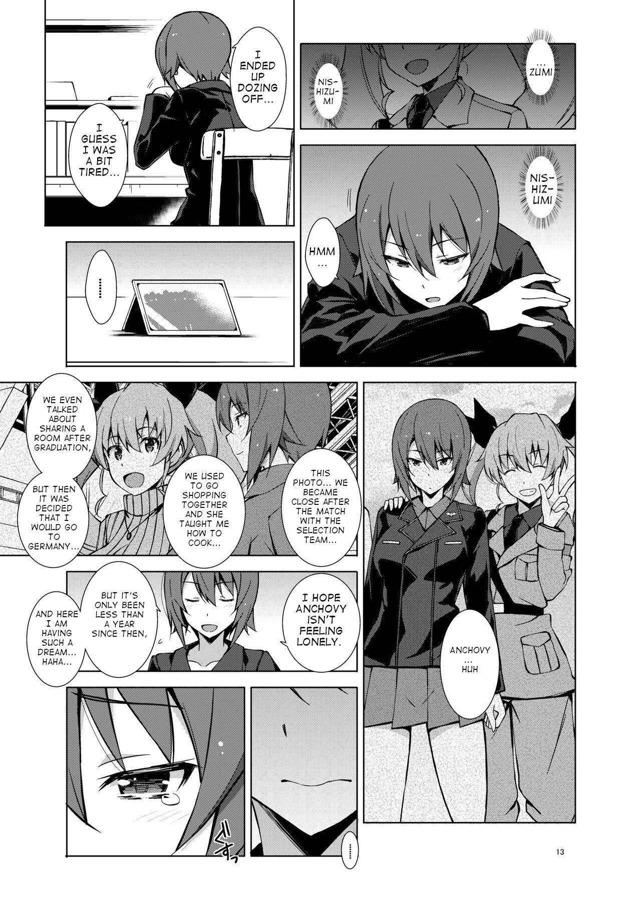 [Mushimusume Aikoukai (Nakamura Yukitoshi)] Self Saimin Itsumi-san | Self-Hypnosis Ms. Itsumi (Girls und Panzer) [English] [Digital] 13