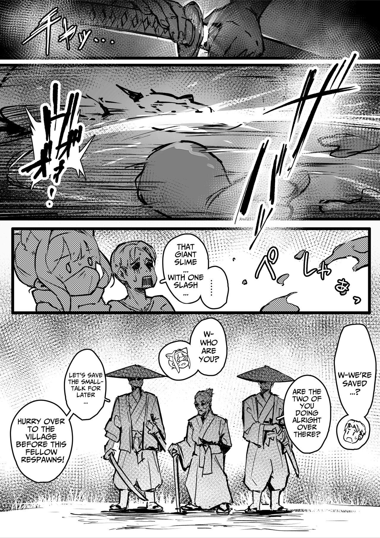 Hyakudaku no TouKunoichi vs Slime Hen | Tower of a Hundred Imourities Part One: A Kunoichi's battle against Slimes - Page 10