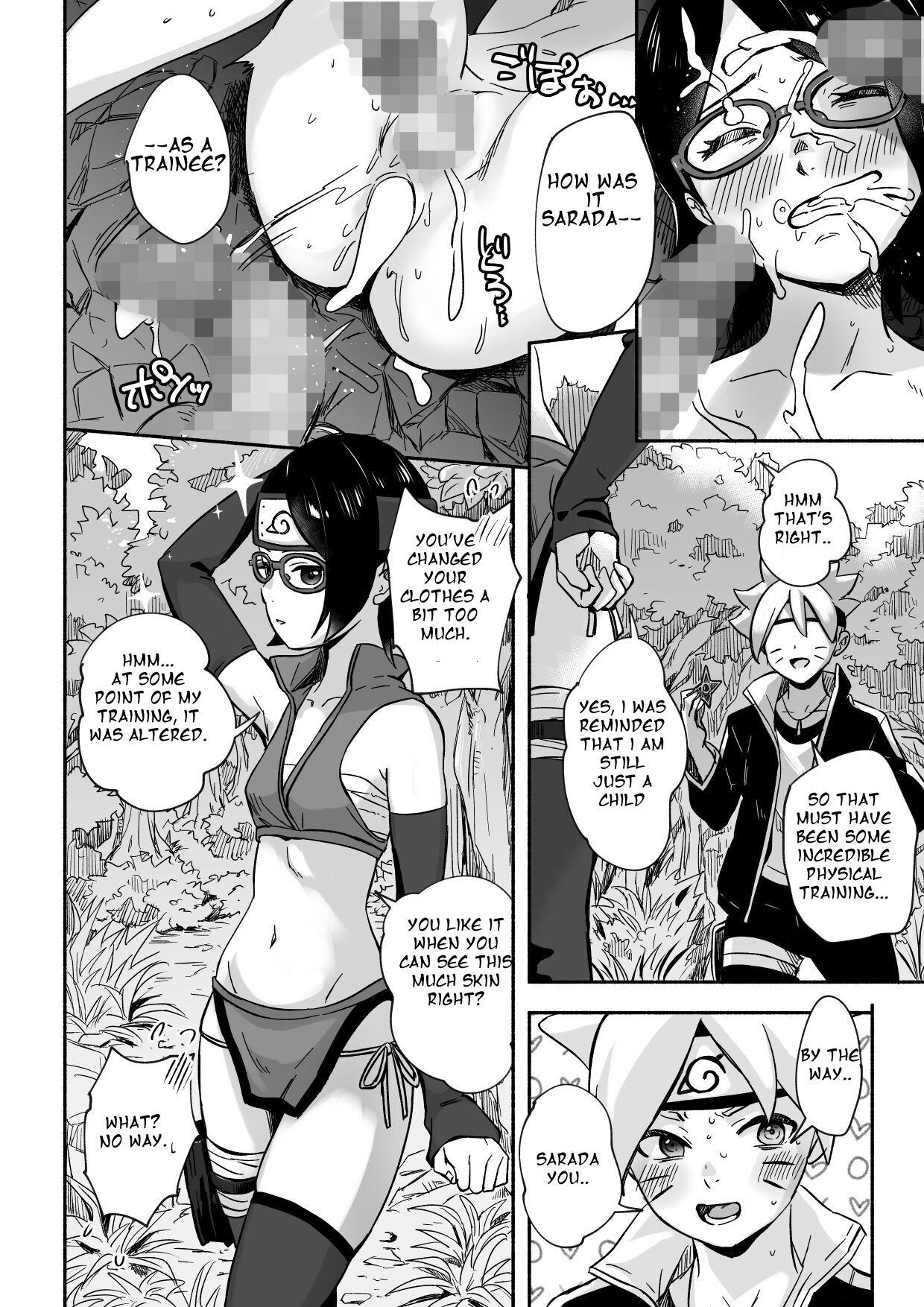 [Silver Dog] Sarada-chan no Chakra o Fuuin Shite Shugyou to Itsuwari Eroi Koto o suru Hon | A book about training and tricking Sarada-chan, who had her chakra sealed, into doing erotic things (Boruto) [English] [Smiling_Pirate] [Digital] 31