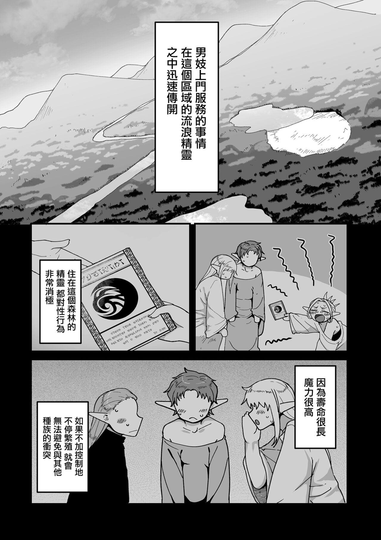 Genkai Jukujo Elf Senyou! Danshou Delivery Service!! Maki 1 no 4 Bouraku no Hikimeyuri - Page 3