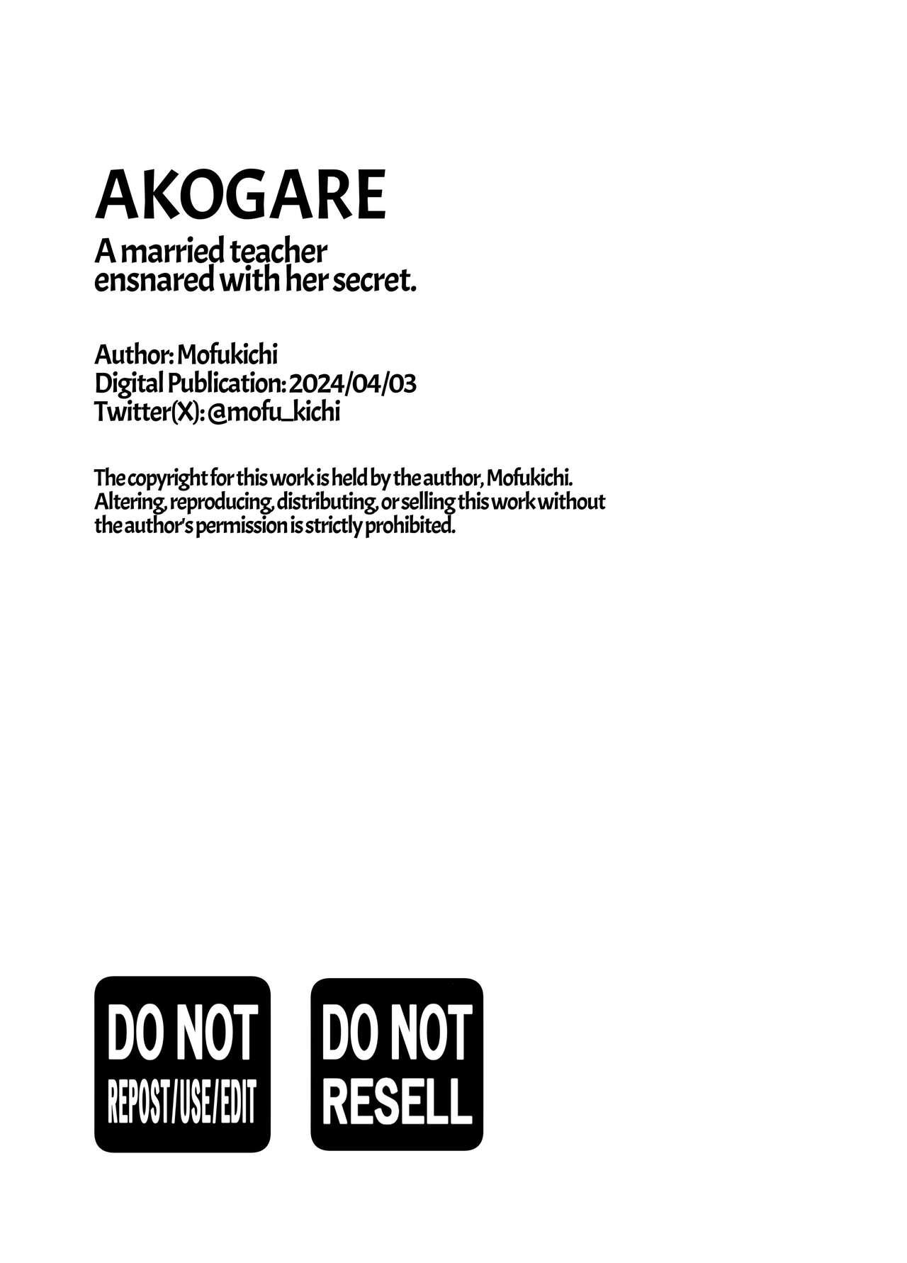 AkogareMarried Female Teacher Gets Blackmailed & Cucked - Page 81