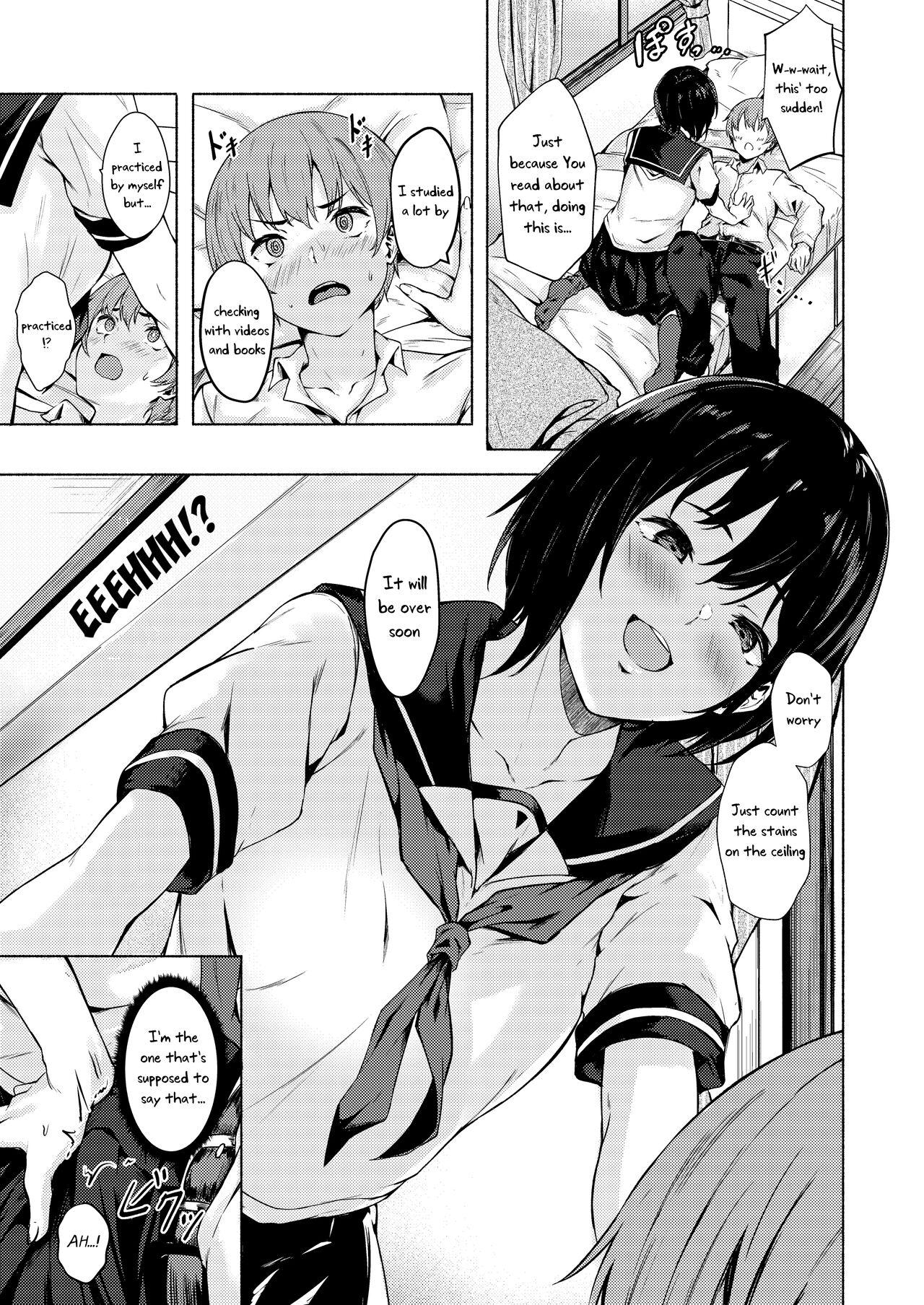 Okki na Saori-chan wa Bukiyou ni Eroi - Page 8