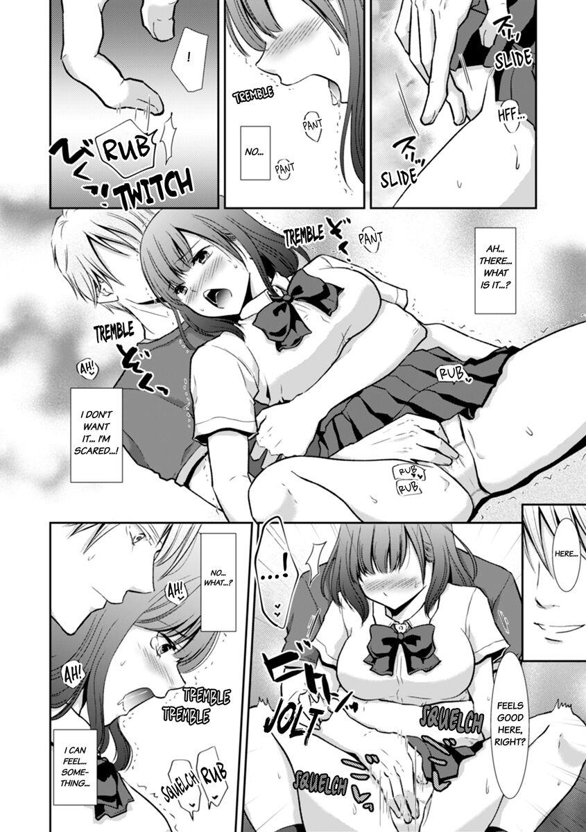 "Sex no Benkyou Shiyokka?" Kareshi ga Iru no ni Itoko kara Shojo wo Ubaware Zecchou Shidou 13 - Page 14