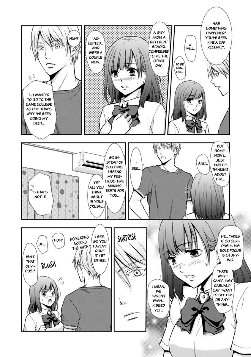 "Sex no Benkyou Shiyokka?" Kareshi ga Iru no ni Itoko kara Shojo wo Ubaware Zecchou Shidou 13 - Page 4