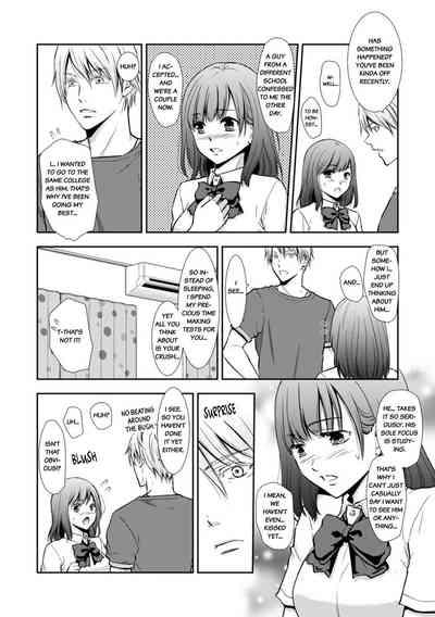 "Sex no Benkyou Shiyokka?" Kareshi ga Iru no ni Itoko kara Shojo wo Ubaware Zecchou Shidou 13 4