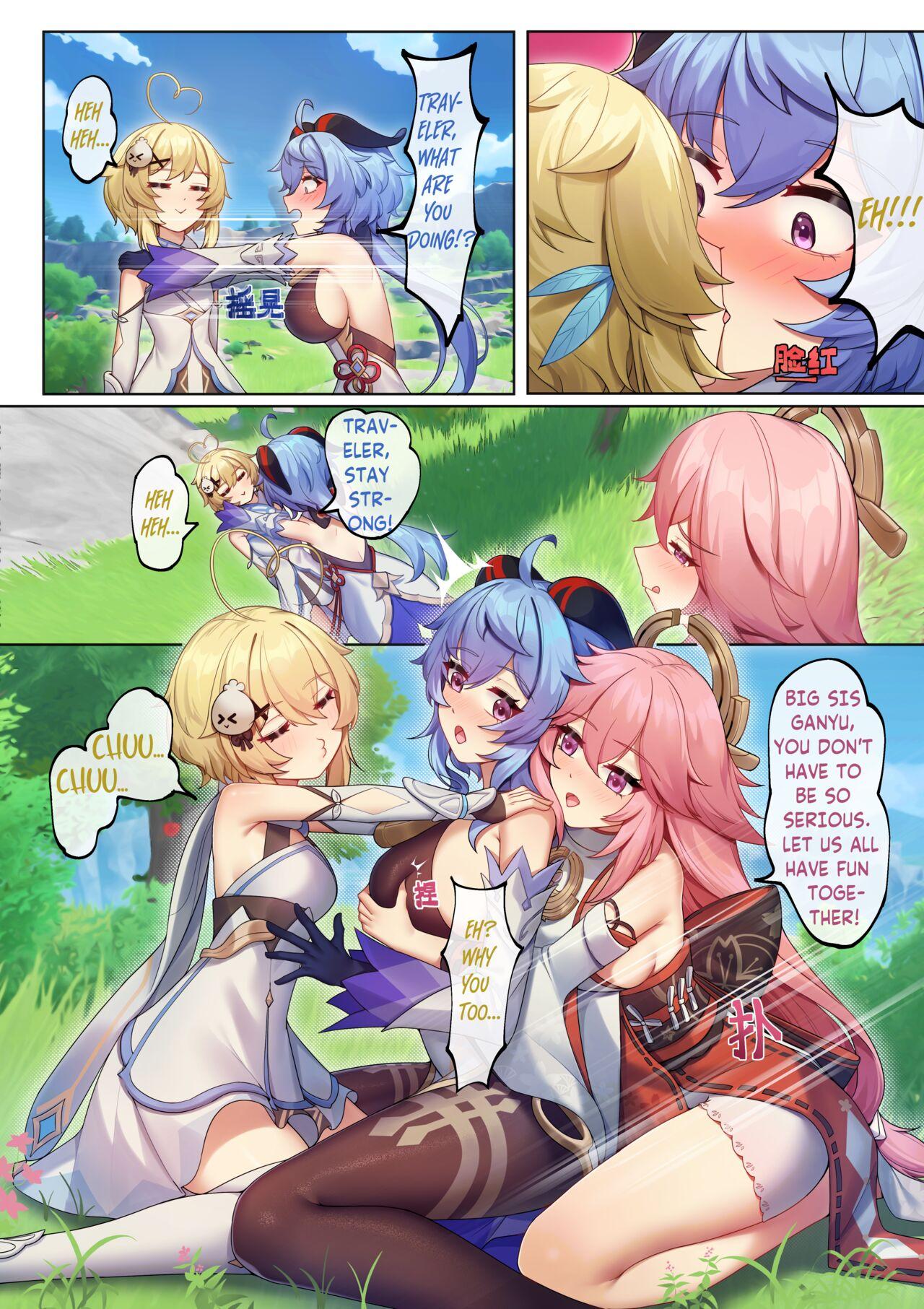 Teyvat ni Teni Shitara, Chimyaku Ijou de Minna Les ni Nacchatta | When I was Teleported to Teyvat, A Ley Line Disorder Turned Everyone into Lesbians - Page 10