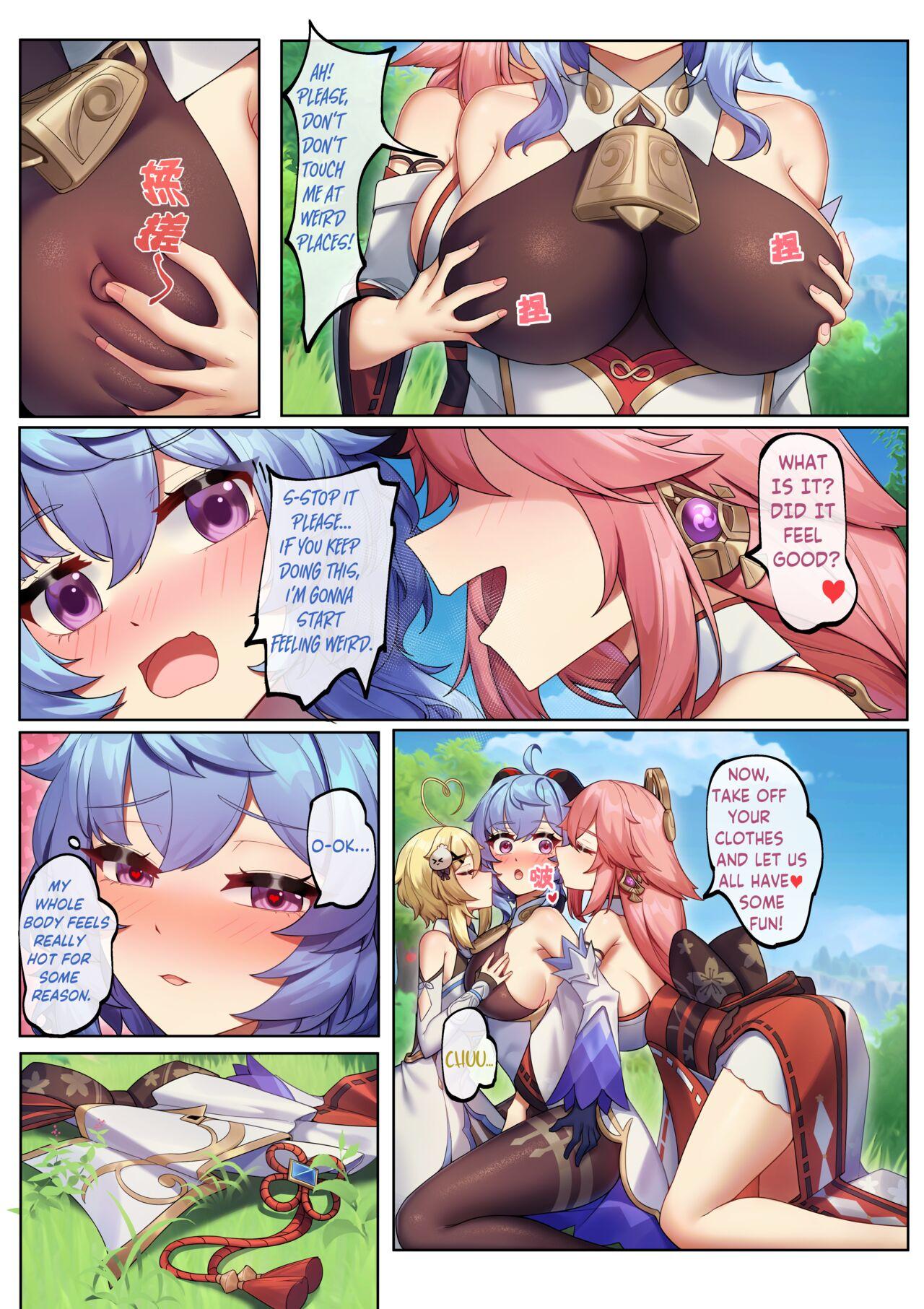 Teyvat ni Teni Shitara, Chimyaku Ijou de Minna Les ni Nacchatta | When I was Teleported to Teyvat, A Ley Line Disorder Turned Everyone into Lesbians - Page 11
