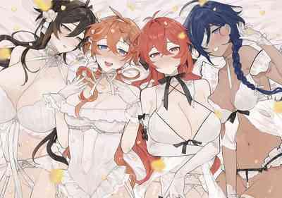 Soratachi to Ichaicha Suru Hon | Aether flirts with the long legged ladies 1