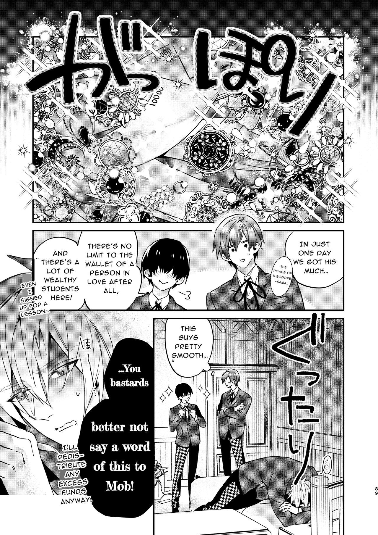 Tensei Mob wa BL-gee no Sekai de Hamerare Kouryakusaremashita!? 3 | Sex with the Love Interest! But I'm an NPC! 3 88