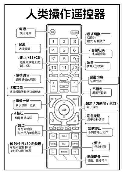 人間操作リモコン 5