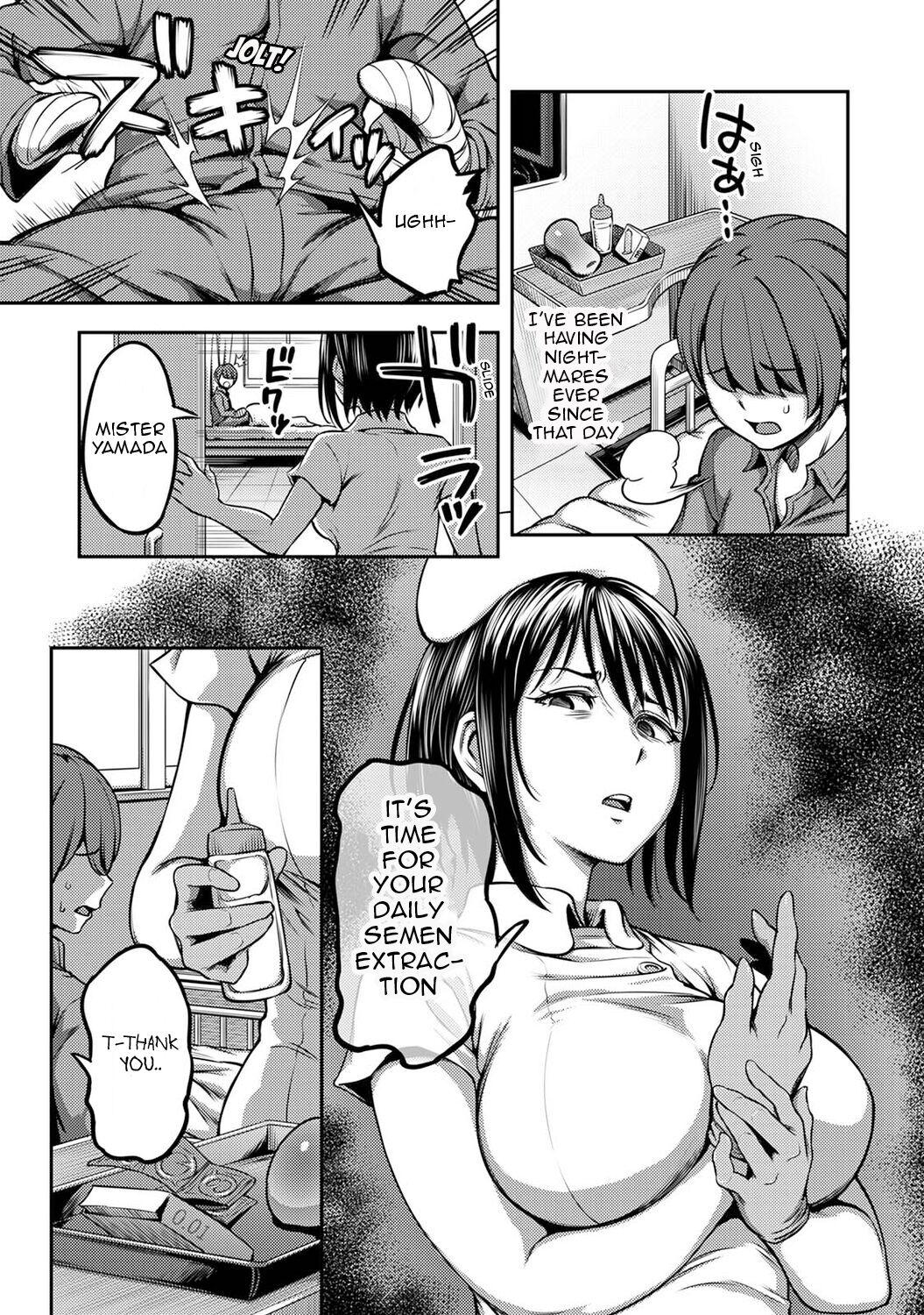 Kameyama Shiruko] Sakusei Byoutou ~Seikaku Saiaku no Nurse shika Inai Byouin de Shasei Kanri Seikatsu~ Ch. 1 - 7.5| Life in a Hospital With Only the Worst Nurses! (COMIC Ananga Ranga Vol. 76) [English] 35