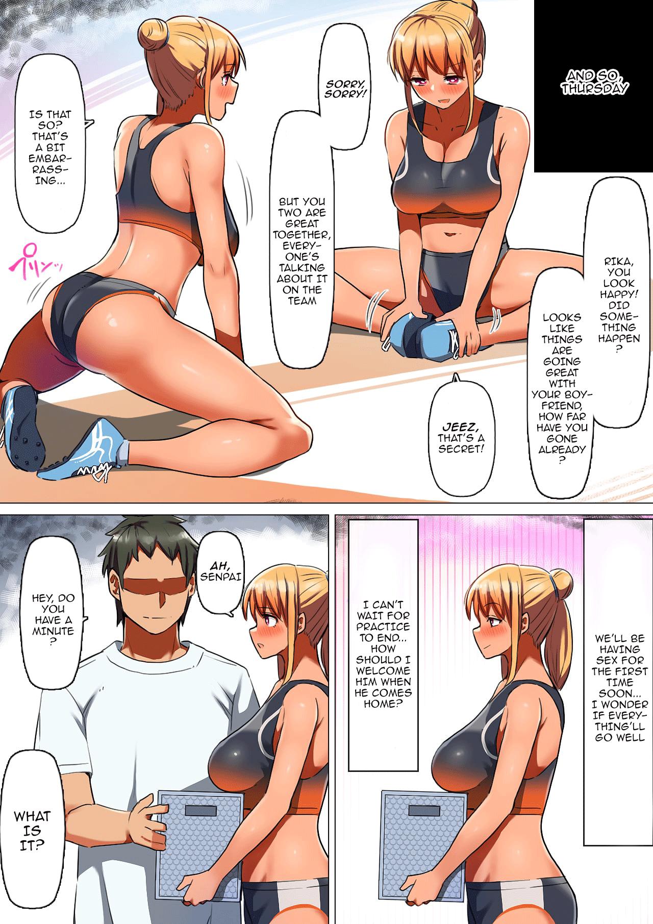 [Kurumaya Koudou] Sports-kei Kanojo, Nikubenki Health ni Ochiru. | A Sporty Girl Degenerates Into A Meat-Toilet Prostitute [English] {Doujins.com} 11