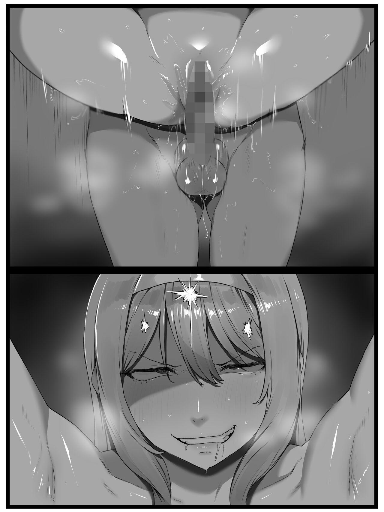 Yokkyuu Fuman no Kinpatsu Hitozuma o Izanatte mitara Akkenaku Chinochi shimashita | 嘗試遨請欲求不滿的金髮人妻後輕而易舉的讓她為雞雞墮落 55