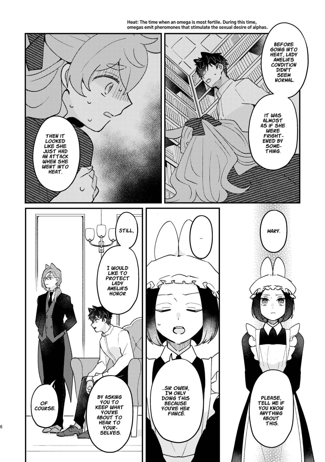 [Uwoichiba (Sabakan)] Usagi Reijou to Ookami Reisoku (Kouhen) | Omega Rabbit and Alpha Wolf (Second Part) [English] [星ニール] [Digital] 5