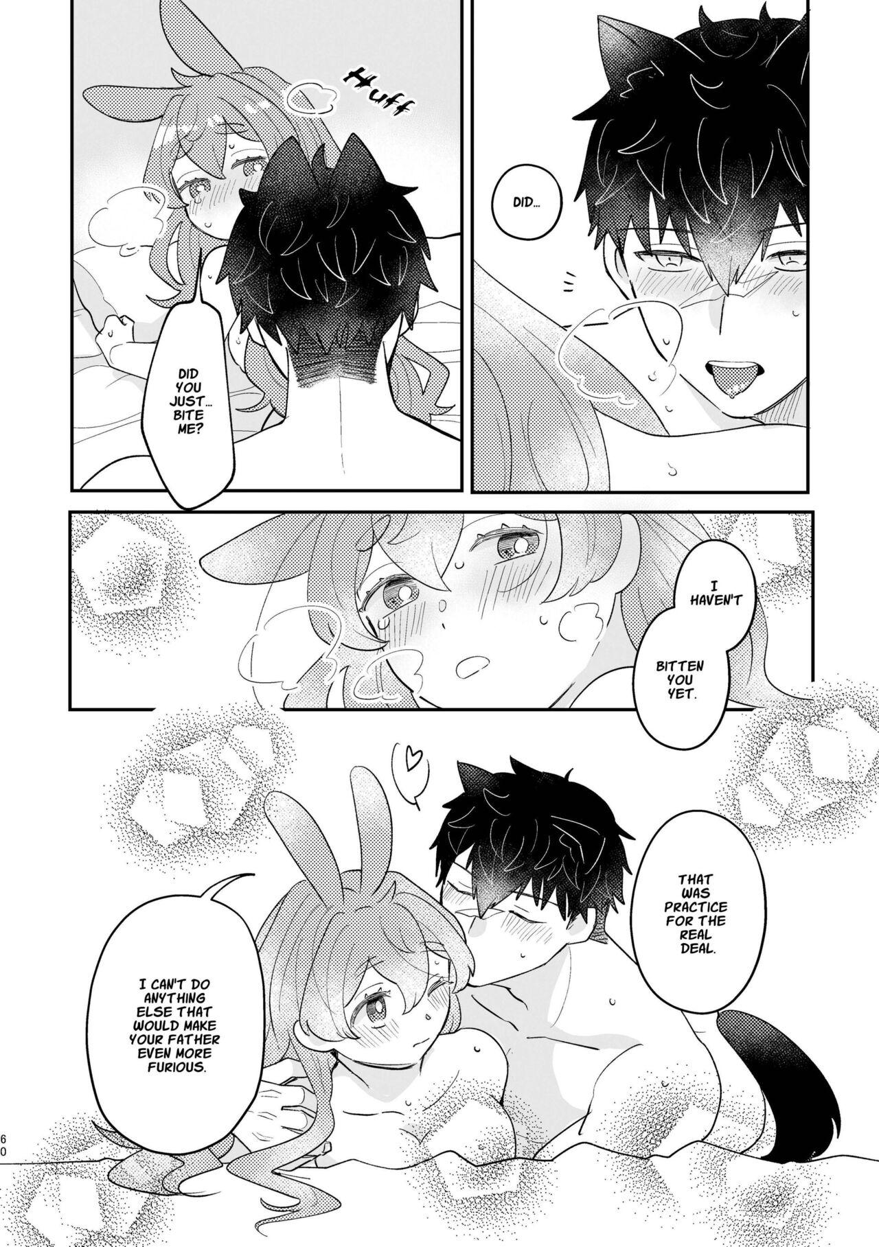 [Uwoichiba (Sabakan)] Usagi Reijou to Ookami Reisoku (Kouhen) | Omega Rabbit and Alpha Wolf (Second Part) [English] [星ニール] [Digital] 59