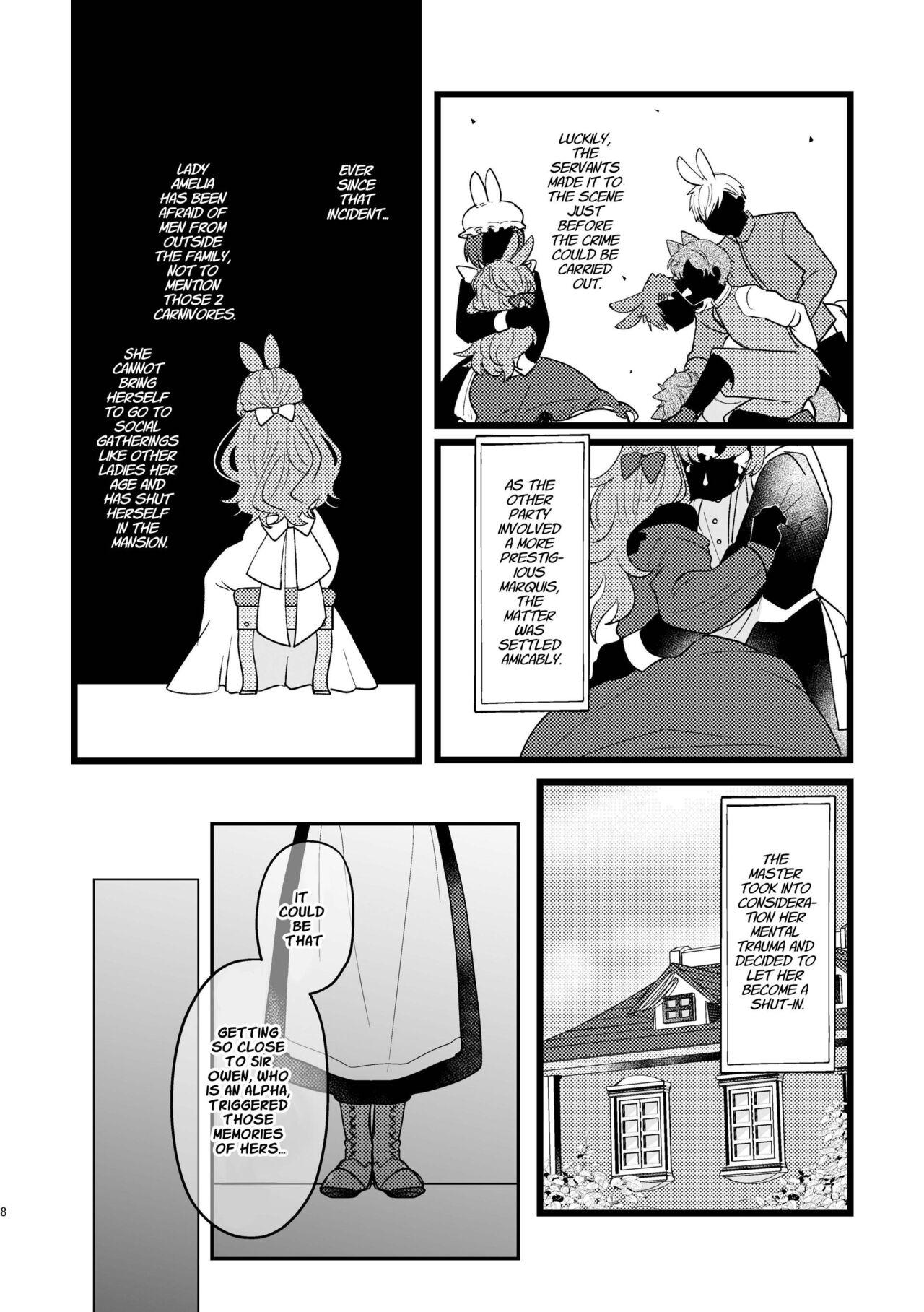 [Uwoichiba (Sabakan)] Usagi Reijou to Ookami Reisoku (Kouhen) | Omega Rabbit and Alpha Wolf (Second Part) [English] [星ニール] [Digital] 7