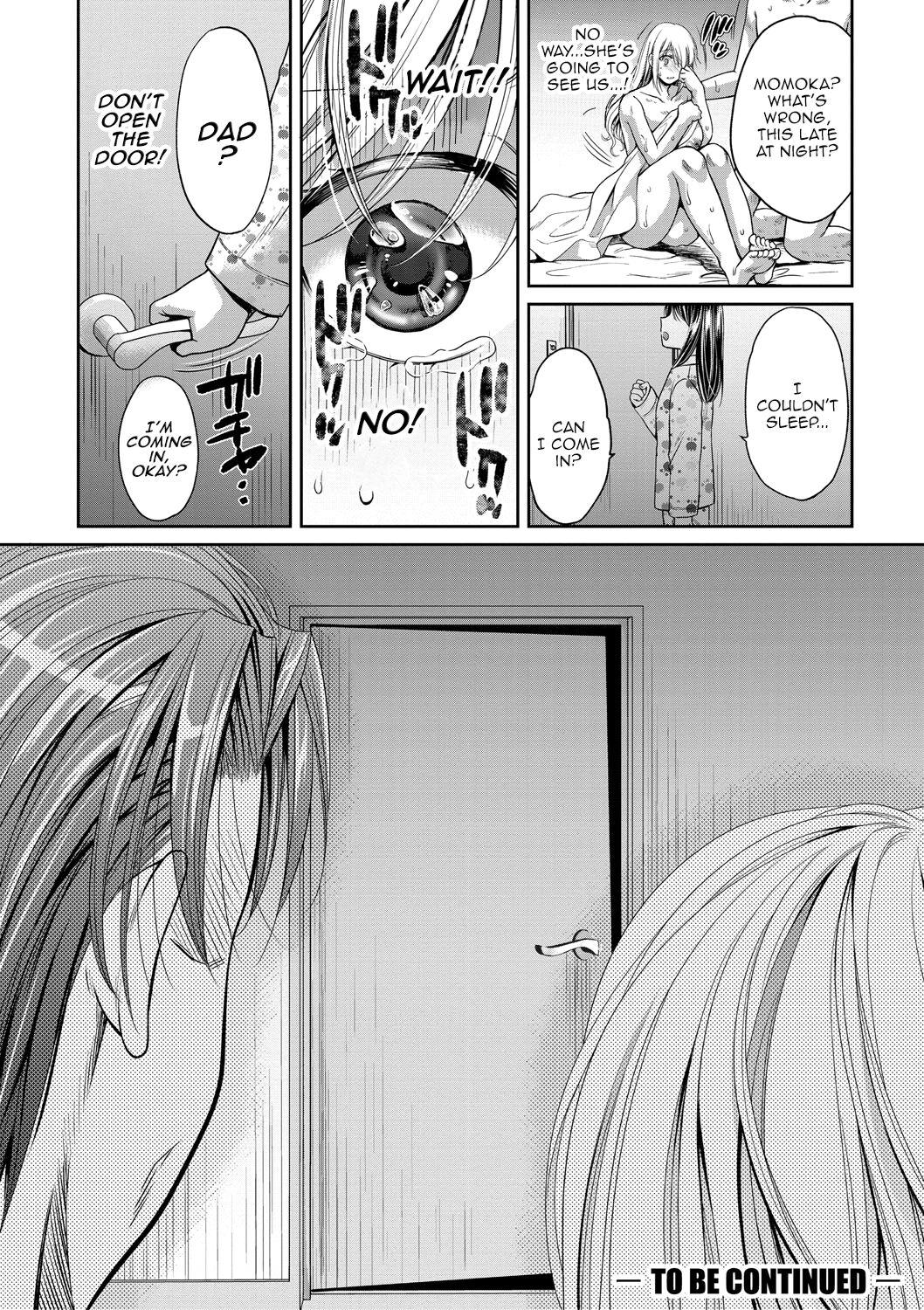 [Harusawa] Nisemono Kazoku - Gifu ni Ochite Iku Musume | Daughter Falling Into Stepfather Ch.1-2 [English] {Doujins.com} [Digital] 50