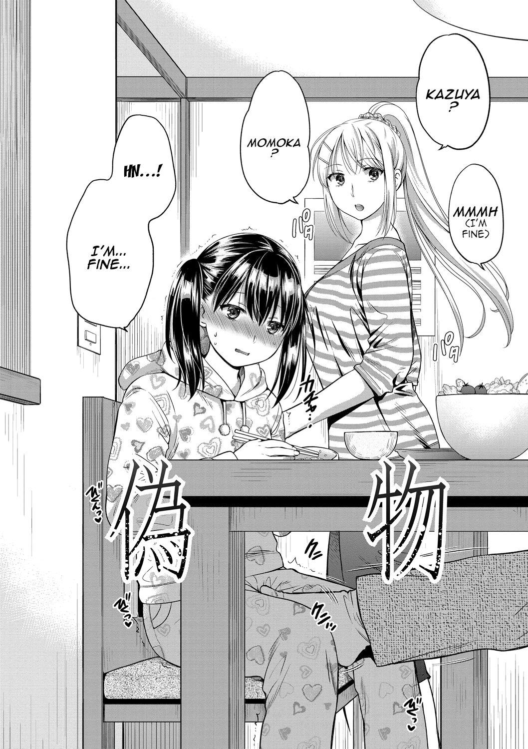 [Harusawa] Nisemono Kazoku - Gifu ni Ochite Iku Musume | Daughter Falling Into Stepfather Ch.1-2 [English] {Doujins.com} [Digital] 7